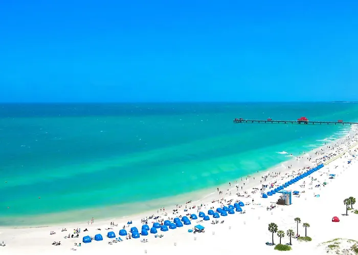 With Heated Pool - Waterfront View, Steps To - Coral B-2 Resort Clearwater Beach